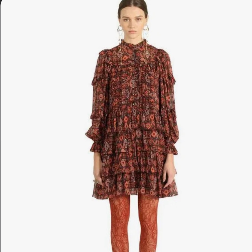 Ulla Johnson Esma silk dress, size 8